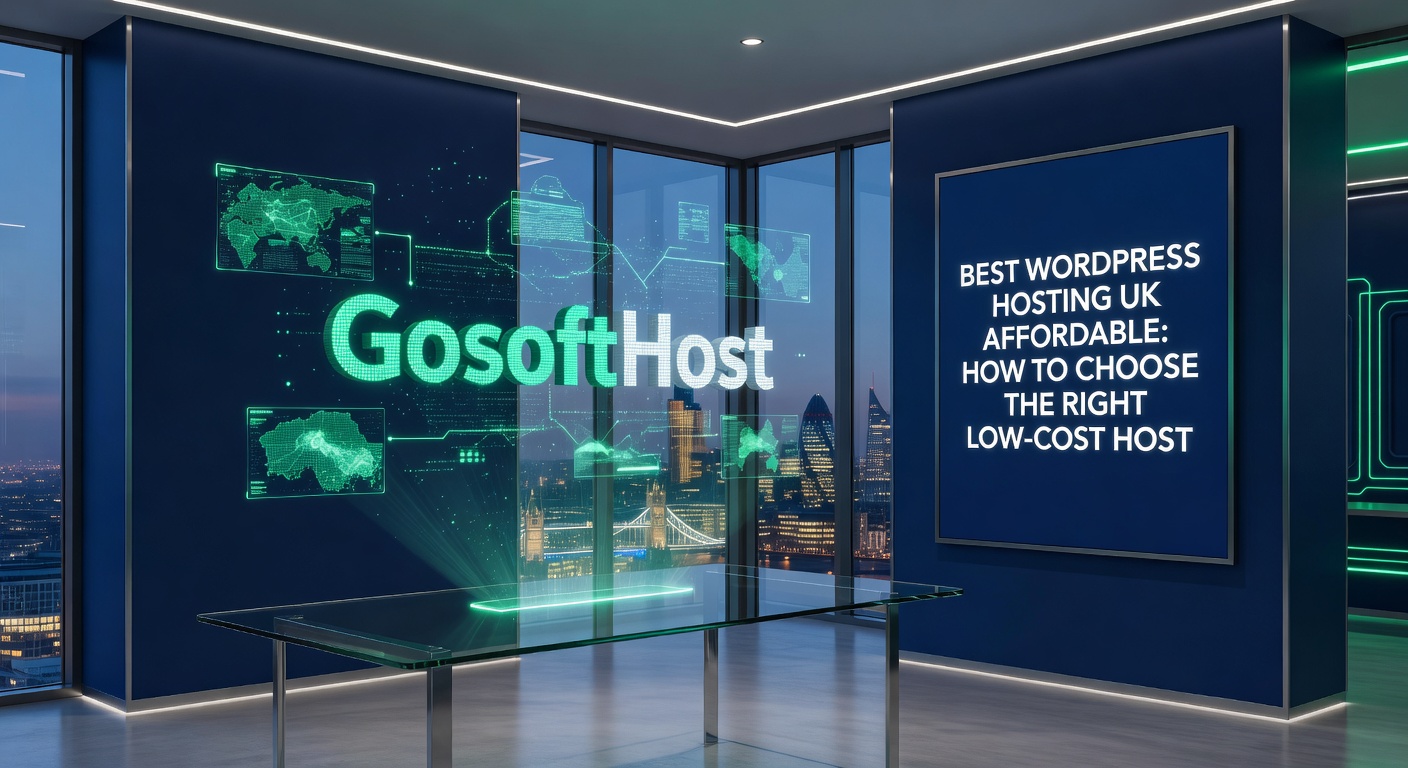 Best WordPress Hosting UK Affordable: How to Choose the Right Low-Cost Host | GosoftHost